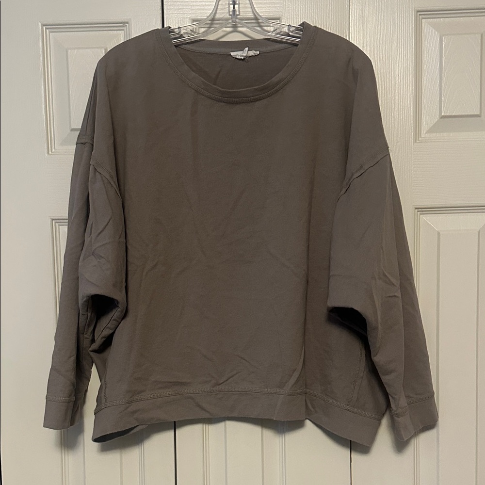 Oversized Khaki Sweatshirt